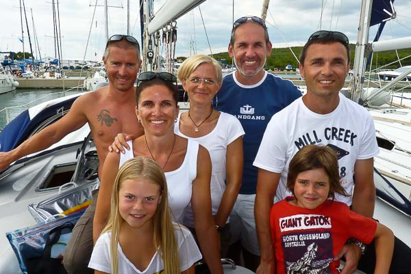 Familienurlaub unter Segeln in Kroatien